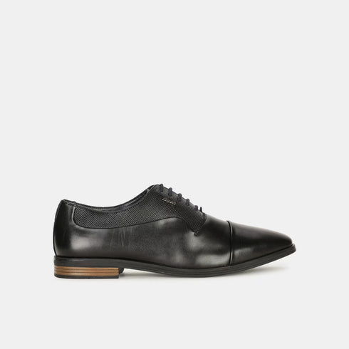 Bata Black Formal Oxford-Style Shoes For Men (Style 8316079)