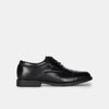 Bata Black Formal Oxford-Style Shoes For Men