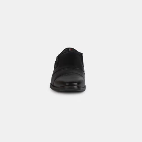Bata Black Formal Lace-Up Shoes For Men