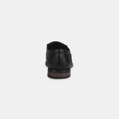 Bata Black Formal Lace-Up Shoes For Men