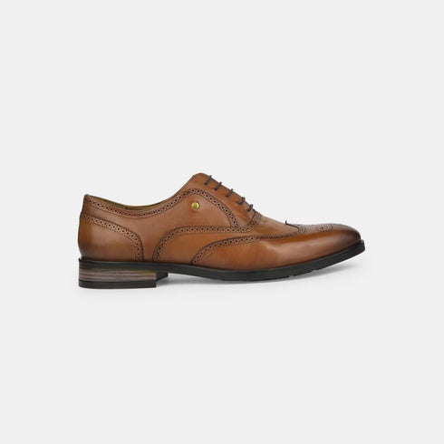 Hush Puppies Tan Oxford Formal Shoes For Men (Style 8343013)