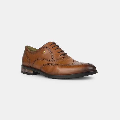 Hush Puppies Tan Oxford Formal Shoes For Men (Style 8343013)