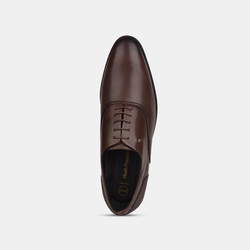 Hush Puppies Brown Oxford Formal Shoes For Men (Style 8344071)