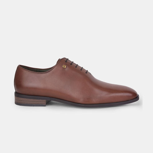Hush Puppies Brown Derby Formal Shoes For Men (Style 8344102)