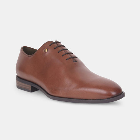 Hush Puppies Brown Derby Formal Shoes For Men (Style 8344102)