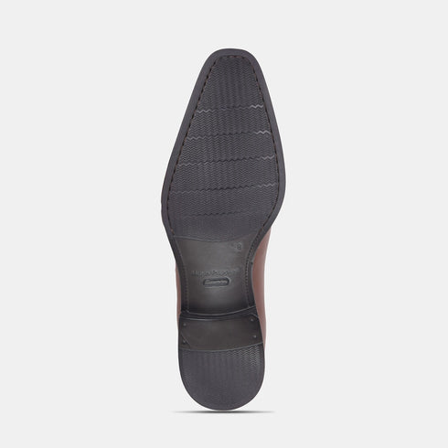 Hush Puppies Brown Derby Formal Shoes For Men (Style 8344102)