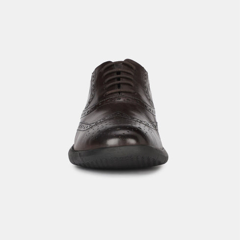 Hush Puppies Brown Oxford Formal Shoes For Men (Style 8344107)