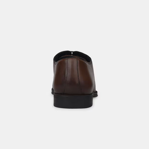 Bata Red Label Brown Formal Shoes For Men