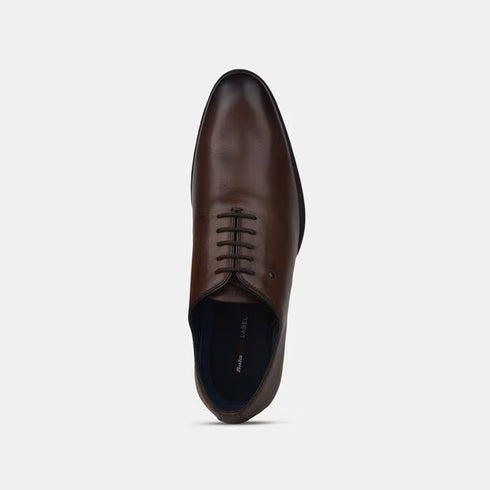 Bata Red Label Brown Formal Shoes For Men