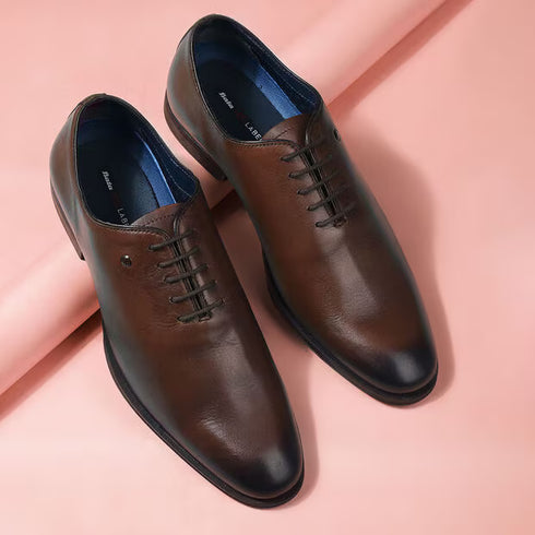 Bata Red Label Brown Formal Shoes For Men