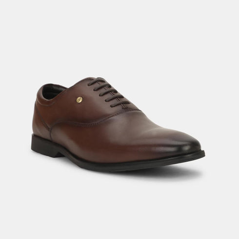 Hush Puppies Dark Brown Oxford Formal Shoes For Men (Style 8344245)