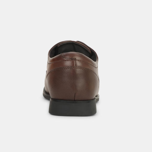 Hush Puppies Dark Brown Oxford Formal Shoes For Men (Style 8344245)