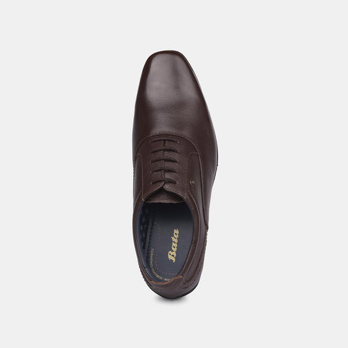 Bata Brown Formal Shoes For Men (Style 8344263)