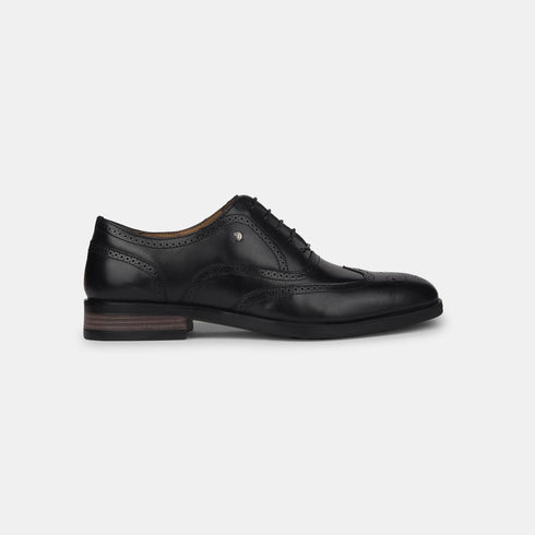Hush Puppies Black Oxford Formal Shoes For Men (Style 8346013)