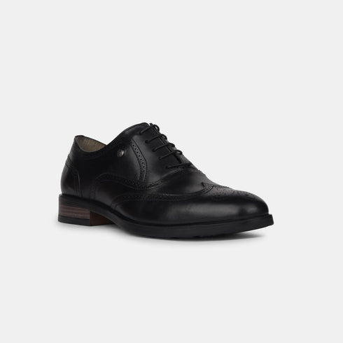 Hush Puppies Black Oxford Formal Shoes For Men (Style 8346013)