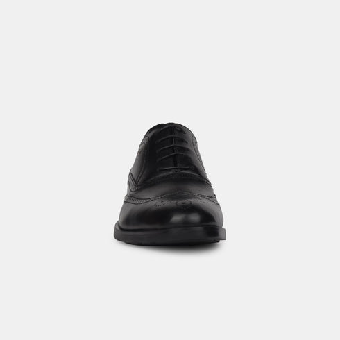 Hush Puppies Black Oxford Formal Shoes For Men (Style 8346013)