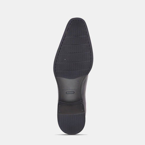Hush Puppies Black Derby Formal Shoes For Men (Style 8346102)