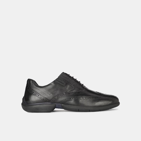 Hush Puppies Black Oxford Formal Shoes For Men (Style 8346107)
