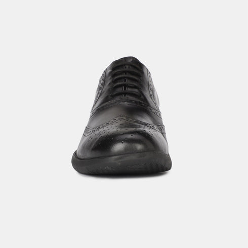 Hush Puppies Black Oxford Formal Shoes For Men (Style 8346107)