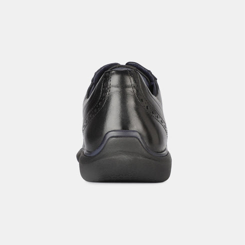 Hush Puppies Black Oxford Formal Shoes For Men (Style 8346107)