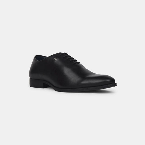 Bata Red Label Black Formal Shoes For Men (Style 8346114)