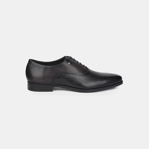 Hush Puppies Black Oxford Formal Shoes For Men (Style 8346127)