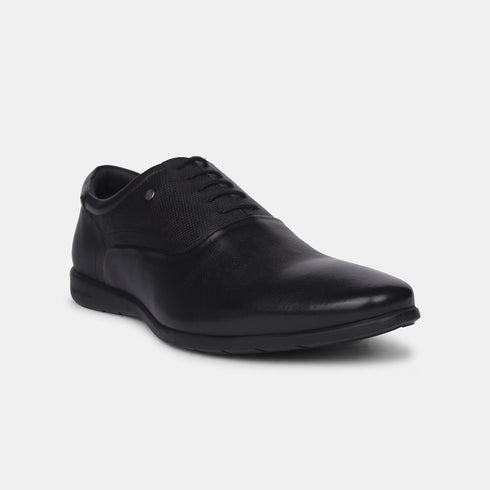 Hush Puppies Black Oxford Formal Shoes For Men (Style 8346234)