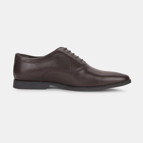 Hush Puppies Brown Oxford Formal Shoes For Men (Style 8354048)