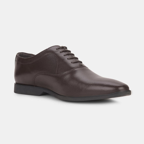 Hush Puppies Brown Oxford Formal Shoes For Men (Style 8354048)