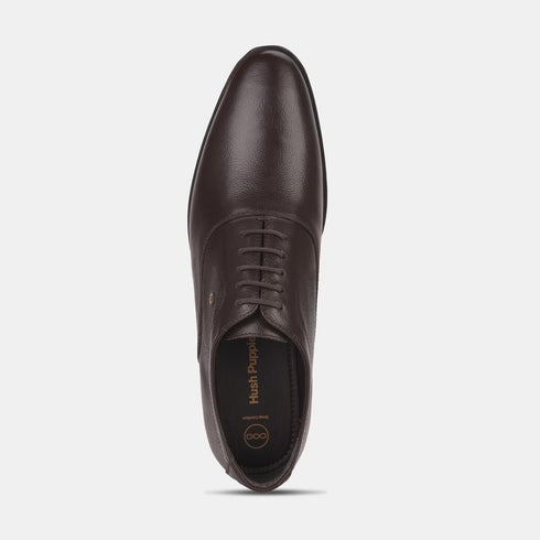 Hush Puppies Brown Oxford Formal Shoes For Men (Style 8354048)