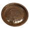 Copper Om Design Prasad Plate