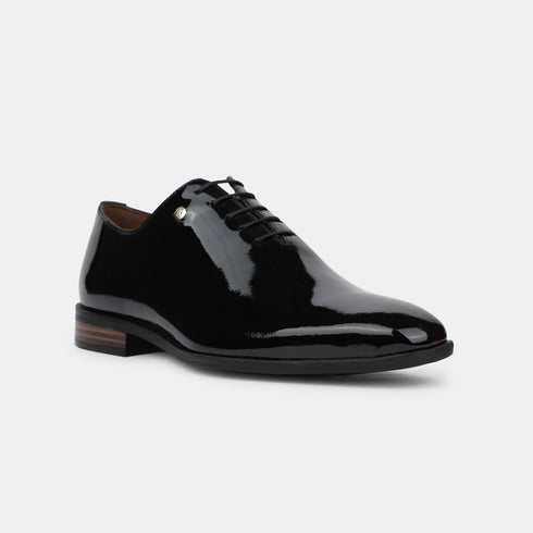 Hush Puppies Black Derby Formal Shoes For Men (Style 8386002)