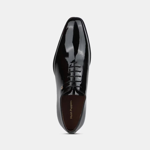 Hush Puppies Black Derby Formal Shoes For Men (Style 8386002)