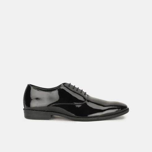 Bata Red Label Black Formal Shoes For Men (Style 8386174)