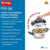 Prestige Svachh Flip-on Stainless Steel Spillage Control Pressure Cooker 5 L
