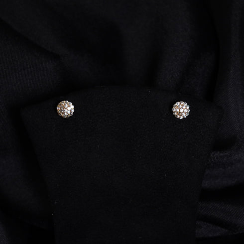 22 Carat Gold Neo Classic Studs Ear Rings 0.93g by Mahita Collections