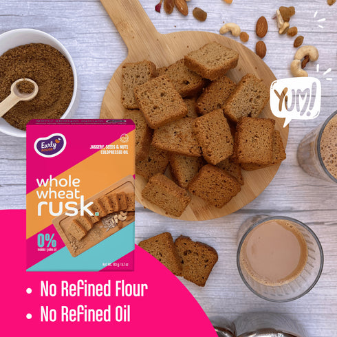 Early Foods Pack of 4 Millet and Whole Wheat Rusks