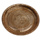 Copper Round Om Prasad Plate