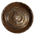 Copper Round Om Prasad Plate