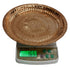 Copper Round Om Prasad Plate