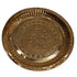 Copper Round Om Prasad Plate