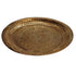 Copper Engraved Om Prasad Plate