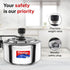 Prestige Nakshatra Alpha Svachh Stainless Steel Spillage Control Pressure Cooker 2 L Silver