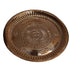 Copper Ganesh Design Pooja Plate