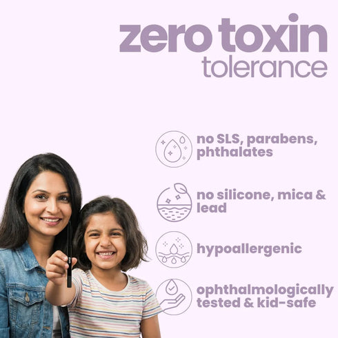 Kids Matte Kajal | With Castor Oil & Almond