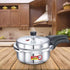 Prestige Stainless Steel Deluxe Pressure Cookers 2 Litre Pressure Indicator Alpha Base Induction Bottom 2 L