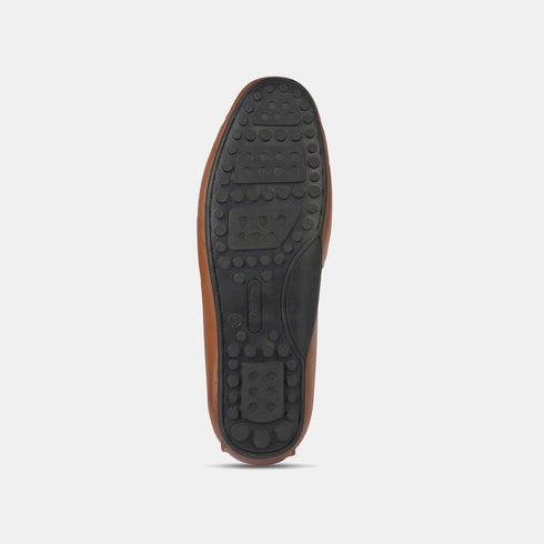 Bata Tan Casual Loafer Shoes For Men (Style 8513637)