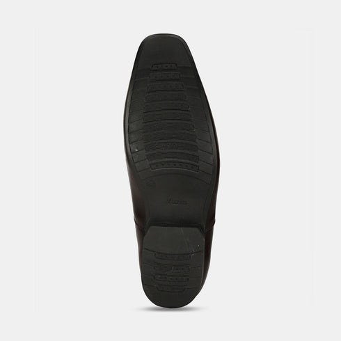 Bata Dark Brown Formal Shoes For Men (Style 8514054)