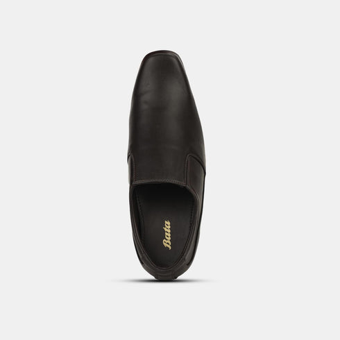 Bata Dark Brown Formal Shoes For Men (Style 8514151)