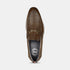 Bata Dark Brown Textured Formal Loafer Shoes For Men (Style 8514342)